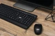 Комплект бездротова клавіатура та миша 2E MK-410 Black WL, EN/UK - зображення 3