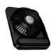 Вентилятор настольный портативный HOCO HX607 Slim Desktop Fan (100 уровней скорости, 2000mAh, 10 ч). Black - изображение 4