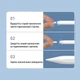Змінні наконечники для стилуса Baseus Smooth Writing і Apple Pencil 1/2 (2 шт.). White - зображення 6
