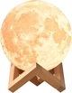 Ночник Луна 13 см 3D Magic Moon Light Touch Control Белый настольний сенсорный светильник - изображение 7