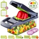 Многофункциональная овощерезка Veggie Slicer 14в1 Ручной комбайн для нарезки и шинковки овощей - изображение 1