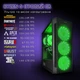 Компьютер VSIM зборка v8 -- AMD Ryzen 5 3500X / RAM 16 Gb DDR4 / SSD 512Gb / Nvidia GTX1070 8GB зелёный - изображение 2