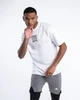 Футболка BOXRAW HRDR FSTR SMTR Oversized M Біла - изображение 4