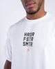 Футболка BOXRAW HRDR FSTR SMTR Oversized M Біла - изображение 7