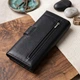 Женский кожаный кошелек ST Leather черный с монетницей большой вертикальный вместительный 55789 - изображение 12