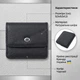 Женский кожаный кошелек ST Leather черный компактный с монетницей на магните 55797 - изображение 2