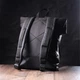 Рюкзак для ноутбука унисекс из полиэстера с эко-кожей Rolltop до 15 6 дюймов черный 59331 - изображение 17
