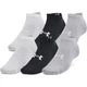 Носки Under Armour ESSENTIAL UNISEX 6-PACK LOW CUT SOCKS белые, серые, черные (6 пар) L 1386239-002 - изображение 1
