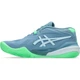 Кроссовки теннисные Asics GEL-RESOLUTION X PADEL сине-зеленые 43.5 1041A492-403 - изображение 4
