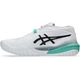 Кроссовки теннисные Asics GEL-RESOLUTION X бело-бирюзово-розовые 45 1041A481-103 - изображение 4