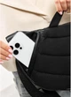 Женская поясная сумка бананка из натуральной кожи SAMBAG Черная (546303821) - изображение 9