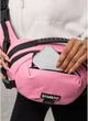 Женская тканевая сумка бананка через плечо SAMBAG Розовый (54670301517) - изображение 4