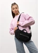 Женская поясная сумка бананка из натуральной замши SAMBAG Черная (546403821) - изображение 2