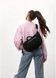 Женская поясная сумка бананка из натуральной замши SAMBAG Черная (546403821) - изображение 7