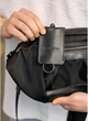 Чоловіча тканинна поясна сумка бананка SAMBAG Чорний (549303821) - зображення 9