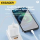 Зарядное устройство ESSAGER Vanjane USB-C PD 20W (with USB-C to Lightning Cable) White (EFJB02-XBL02-T) - изображение 3