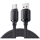 Кабель ESSAGER Jelly Bean USB-A to USB-C PD 100W 7A 1m Black (EXCT-TD01-P) - изображение 1