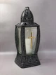 Лампадка 546 "Черная Каплица с золотым крестом" - изображение 1