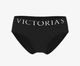 Трусики хіпхагер чорні з еластичним поясом та лого (S) Victoria's Secret - зображення 3