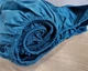 Простирадло на резинці LARA сатин-страйп LUX turquoise d13227 160х200х25 - зображення 3