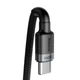 Кабель Baseus Cafule PD2.0 60W flash charging USB cableType-C-Type-C (20V 3A)2M Gray+Black - изображение 5