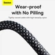 Кабель Baseus Dynamic Series Fast Charging Data Cable USB to Type-C 100W 1m Slate Gray - изображение 4