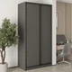 Шкаф-купе двухдверный MebelStar Стандарт BG 2ДСП 120x60x240 см Антрацит (MBS-10041) - изображение 1