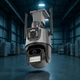 Бездротова Wi-Fi камера вулична поворотна PTZ P11 ICSEE 3mp+3mp IP66 водонепроникне нічне бачення - зображення 8