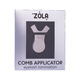 ZOLA Аплікатор- гребінець металевий - Срібний Comb Appilicator - зображення 2