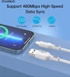 Кабель CHOETECH USB AM-Lightning M, 1.0 м, 2.4A White (XAL-0003-WH-V2) - изображение 7