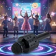 Беспроводной микрофон караоке с колонкой Bluetooth USB Wster WS-858 - изображение 11