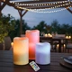 Нічник набір світлодіодних свічок Luma Candles LED-свічка — нічник RGB з пультом керування 3 шт. - зображення 7