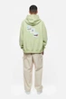 Чоловіче салатове худі Oversized Polaroid H Preach XS 206162 - зображення 3