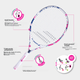 Детская теннисная ракетка Babolat, игрушка для учеников начальной школы, теннисная ракетка B FLY длиной 23 дюйма (58 см) для начинающих. - изображение 2