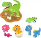 Puzzle Toi-Toys Little Stars Dino podłogowe z pianki 35 elementów 72487A (8714627025934) - obraz 2
