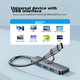 Acer Type-C/USB 3.0 концентратор, высокоскоростная док-станция расширения с четырьмя портами, удлинитель для телефона на ноутбуке и настольном компьютере, адаптер-конвертер из алюминиевого сплава - изображение 8