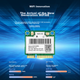 Беспроводная сетевая карта EB-LINK на базе процессора Intel AX210, интерфейс Mini-PCIe 5374M, трехдиапазонный гигабитный Wi-Fi, Bluetooth 5.2, внутренний модуль для компьютера. - изображение 4