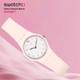 Швейцарський годинник Swatch, рожевий красивий кварцовий годинник з маленьким циферблатом для учнів початкової та середньої школи, модний подарунок на день народження LP150 - зображення 4