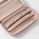 Сумка для украшений MUJI из полиэстера, размер M, розовый, рисового цвета. - изображение 8