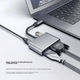 Док-станція розширення Isky Type-C, перетворювач USB-C на HDMI/VGA, 4K, для комп'ютерів Apple MacBook, розширює можливості iPad Pro, підключається до телевізора-проектора, адаптер для планшетів Huawei - зображення 6