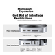 Корпус для M.2 SSD-накопителей UGREEN, совместимый с док-станцией расширения Mac Mini M4, DisplayPort, USB 3.2, совместимый с устройствами Apple Host, интерфейс Thunderbolt 4/5. - зображення 5