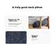 Удобная подушка для шеи MUJI, подушка для сна, U-образная подушка, дорожная подушка, офисная подушка-подголовник, подушка для спины, подушка для отдыха, темно-синяя. - изображение 9