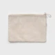 Дорожная сумка MUJI из переработанного полиэстера на двойной молнии (L) Beige - изображение 3