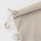 Дорожная сумка MUJI из переработанного полиэстера на двойной молнии (L) Beige - изображение 4