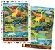 Puzzle Banana Panda Seek and See Dinosaurs z plakatem 60 elementów 49112 (5902983491125) - obraz 2