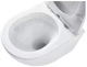 Унітаз підвісний Devit Flow DFL0460111W безобідковий із сидінням Soft Close дюропласт - зображення 6