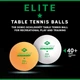 М'ячі Donic Elite 1зірка 40+ 6шт мультиколір 40 мм (608511) - изображение 3