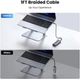 USB-хаб Ugreen CM512 USB-C to 2xUSB-C 3.1 + USB 3.2 + USB 2.0 + RJ-45 Gray (45320) - зображення 8