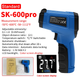 Пирометр SNAKOL SK-600Pro цифровой инфракрасный термометр -50–600°C EMS=0.1-1.00 DS=12:1 многолучевой лазер - изображение 3