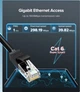 Патч-корд Ugreen NW102 Cat 6 U/UTP Lan Cable 30 м Black (20168) - изображение 5